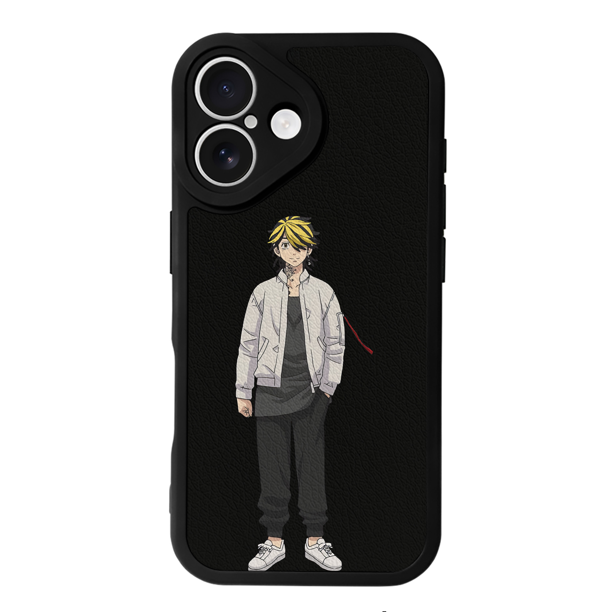 （画像用） 東京リベンジャーズ Tokyo Revengers 【iPhone 16シリーズ対応】シリコンスマホケース（レザー調） 材質：シリコン